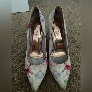 Beautiful floral Ted Baker heels